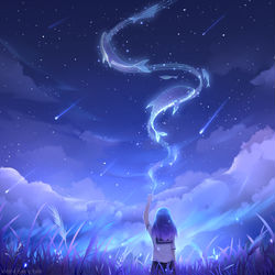 This is a pixiv picture whose title is 指尖梦.