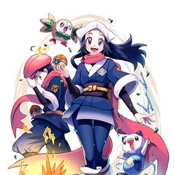 This is a pixiv picture whose title is Pokémon Legends: Arceus 落書き.