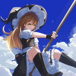 This is a pixiv picture whose title is 空へ.