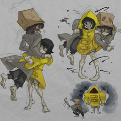 This is a pixiv picture whose title is Sketches Nightmare #2.