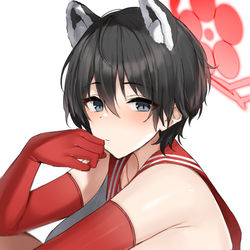 This is a pixiv picture whose title is ツバキ.