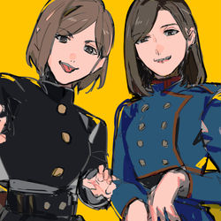 This is a pixiv picture whose title is 似.