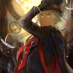 This is a pixiv picture whose title is 怪盗参上！.