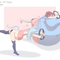 This is a pixiv picture whose title is Keep Training!.