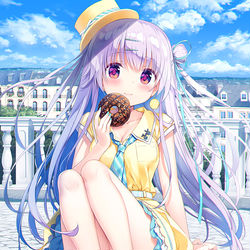 This is a pixiv picture whose title is 🍩.