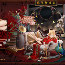 This is a pixiv picture whose title is 新年最后一图.