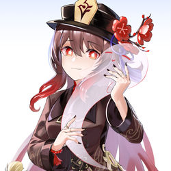 This is a pixiv picture whose title is HuTao.