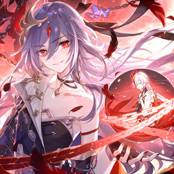 This is a pixiv picture whose title is 【符华·识之律者】万象双莲.