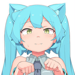 This is a pixiv picture whose title is にゃん.