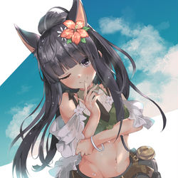 This is a pixiv picture whose title is 夏カスミ.