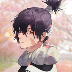 This is a pixiv picture whose title is Don't cry.