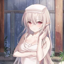 This is a pixiv picture whose title is 温泉.