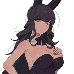 This is a pixiv picture whose title is 바니걸 다래 / 웨딩 누리.