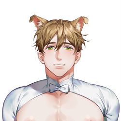 This is a pixiv picture whose title is 犬.
