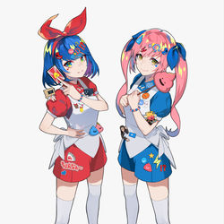 This is a pixiv picture whose title is おめがシスターズ.