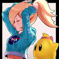 This is a pixiv picture whose title is Rosetta Ponytail.