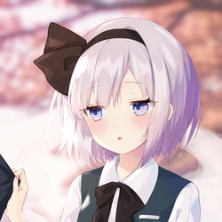 This is a pixiv picture whose title is 帰るのを控えめにごねる妖夢.