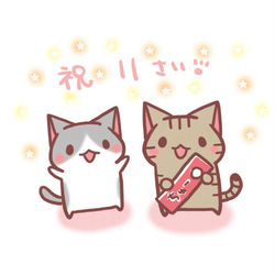 This is a pixiv picture whose title is 1日遅れですが.