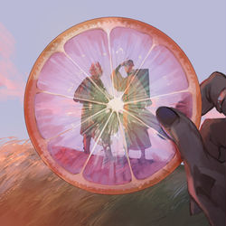 This is a pixiv picture whose title is 【PFMOH】お前は色に何を見る.