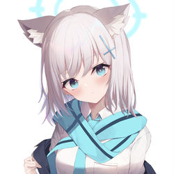 This is a pixiv picture whose title is ブルーアーカイブ　シロコ.