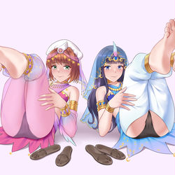 This is a pixiv picture whose title is 委託絵.