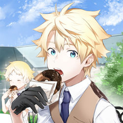 This is a pixiv picture whose title is 兄弟.