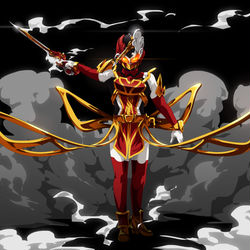 This is a pixiv picture whose title is 仮面ライダー サーベラ.