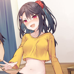 This is a pixiv picture whose title is 妄想少女キクリちゃん #2.