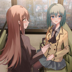 This is a pixiv picture whose title is 偶然.