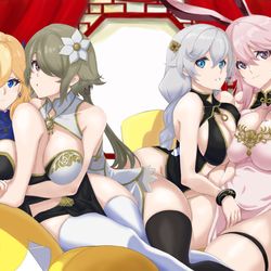 This is a pixiv picture whose title is 崩壊3rd.