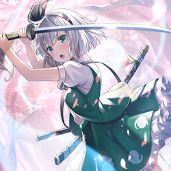 This is a pixiv picture whose title is 妖.