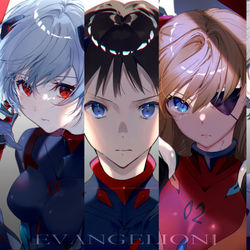 This is a pixiv picture whose title is EVANGELION:||.