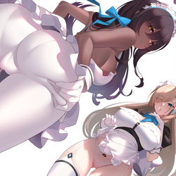 This is a pixiv picture whose title is アスナ/カリン.