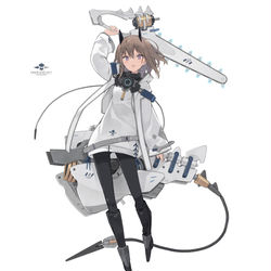 This is a pixiv picture whose title is チェーンソー.