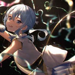 This is a pixiv picture whose title is ライブすいちゃん.