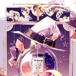 This is a pixiv picture whose title is 1 魔術師.