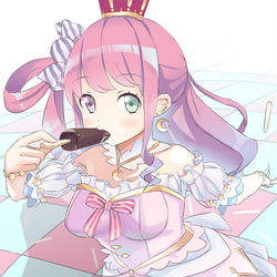 This is a pixiv picture whose title is 134日目『もうアイスねーのら？？』.