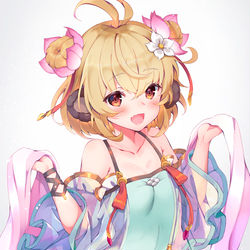 This is a pixiv picture whose title is 水着アンチラ.