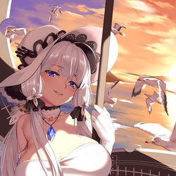 This is a pixiv picture whose title is 碧蓝航线 光辉.