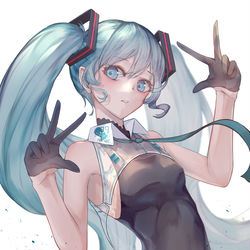 This is a pixiv picture whose title is 初音ミク.