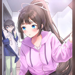 This is a pixiv picture whose title is それじゃ、ランニング行ってくるね。.
