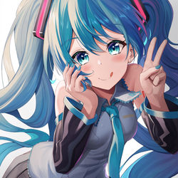 This is a pixiv picture whose title is ミクの日.