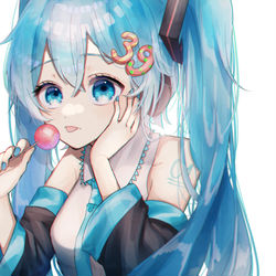 This is a pixiv picture whose title is ミクの日！.