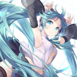 This is a pixiv picture whose title is ミクさんの日2021.