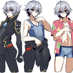 This is a pixiv picture whose title is 今更レド君詰め※女装あり.