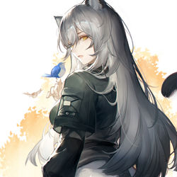This is a pixiv picture whose title is 天际线.
