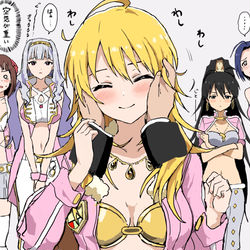 This is a pixiv picture whose title is 撫で美希.