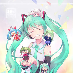 This is a pixiv picture whose title is 39's giving day 💚.