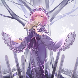 This is a pixiv picture whose title is 幽冥楼閣の亡霊少女.