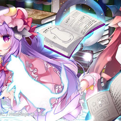 This is a pixiv picture whose title is 東方LostWord「動物霊のしわざ！？」.